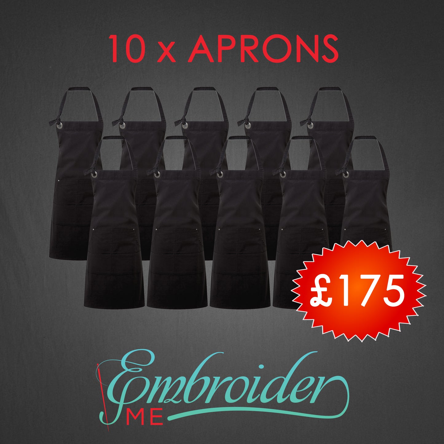 10 x Heavy Cotton Aprons