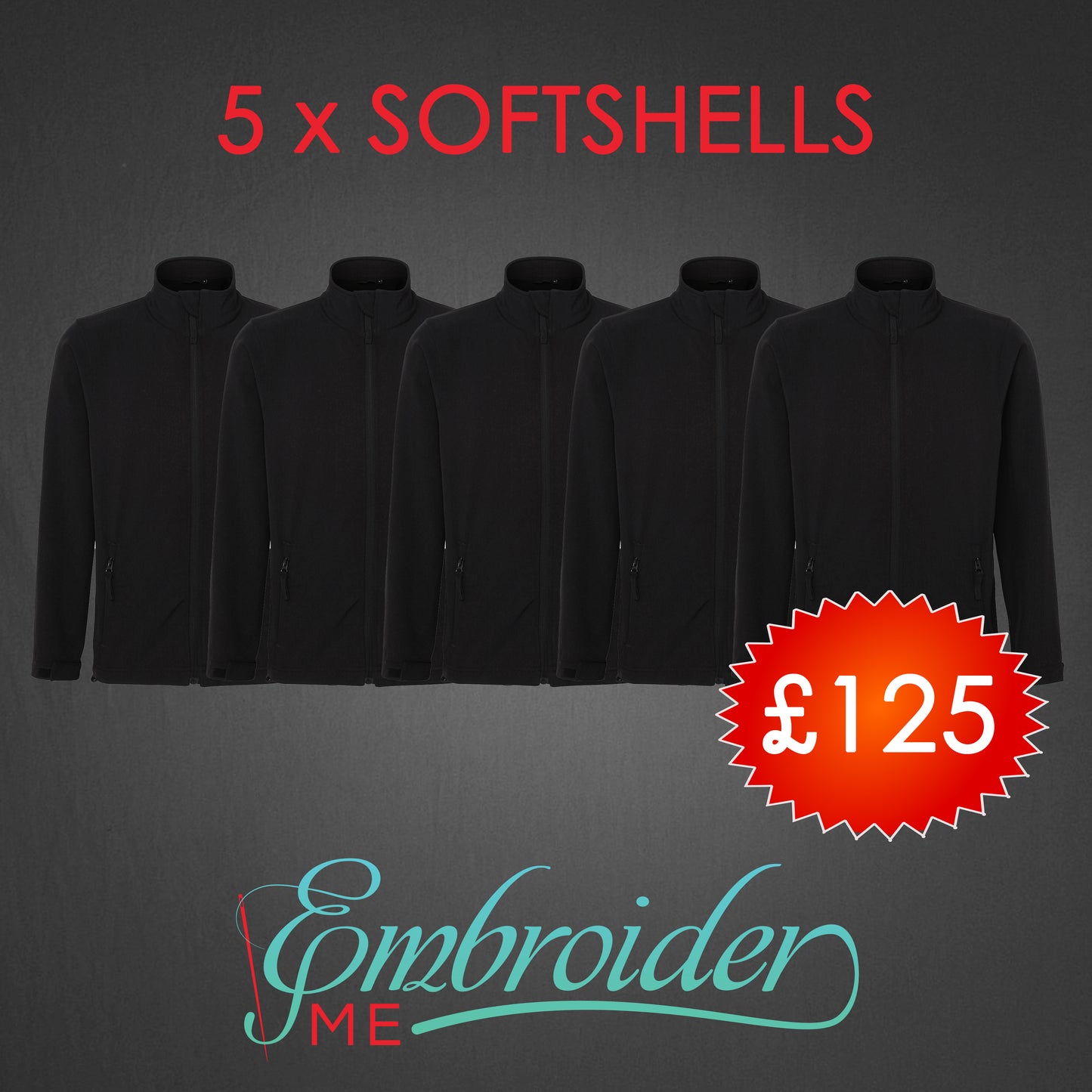 5 x Softshell Jackets