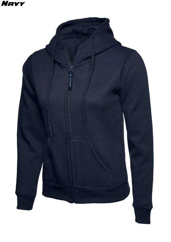Ladies Zipped Hoodie