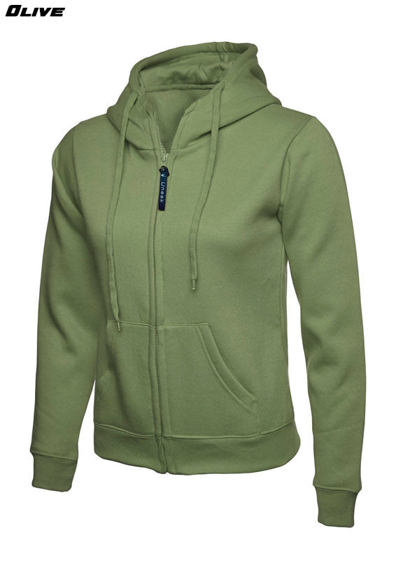 Ladies Zipped Hoodie