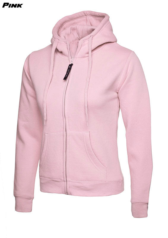 Ladies Zipped Hoodie