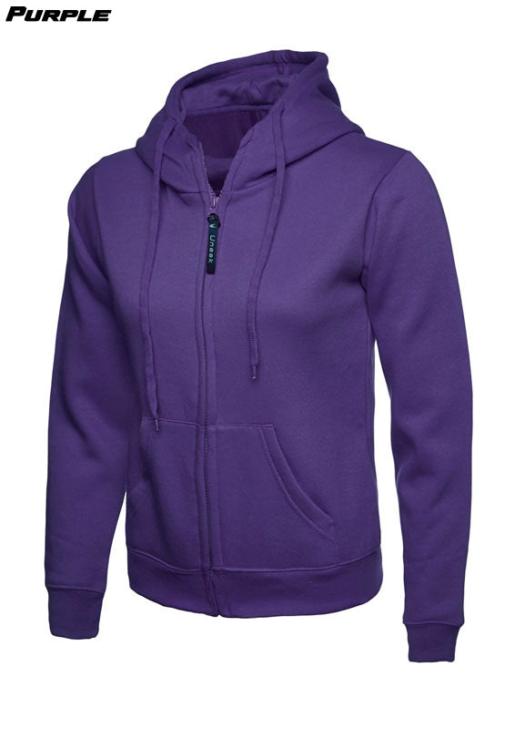 Ladies Zipped Hoodie