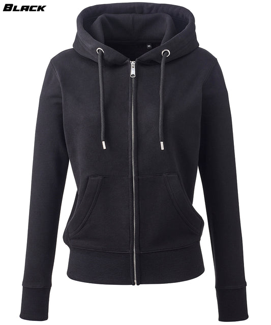 Ladies Zipped Hoodie