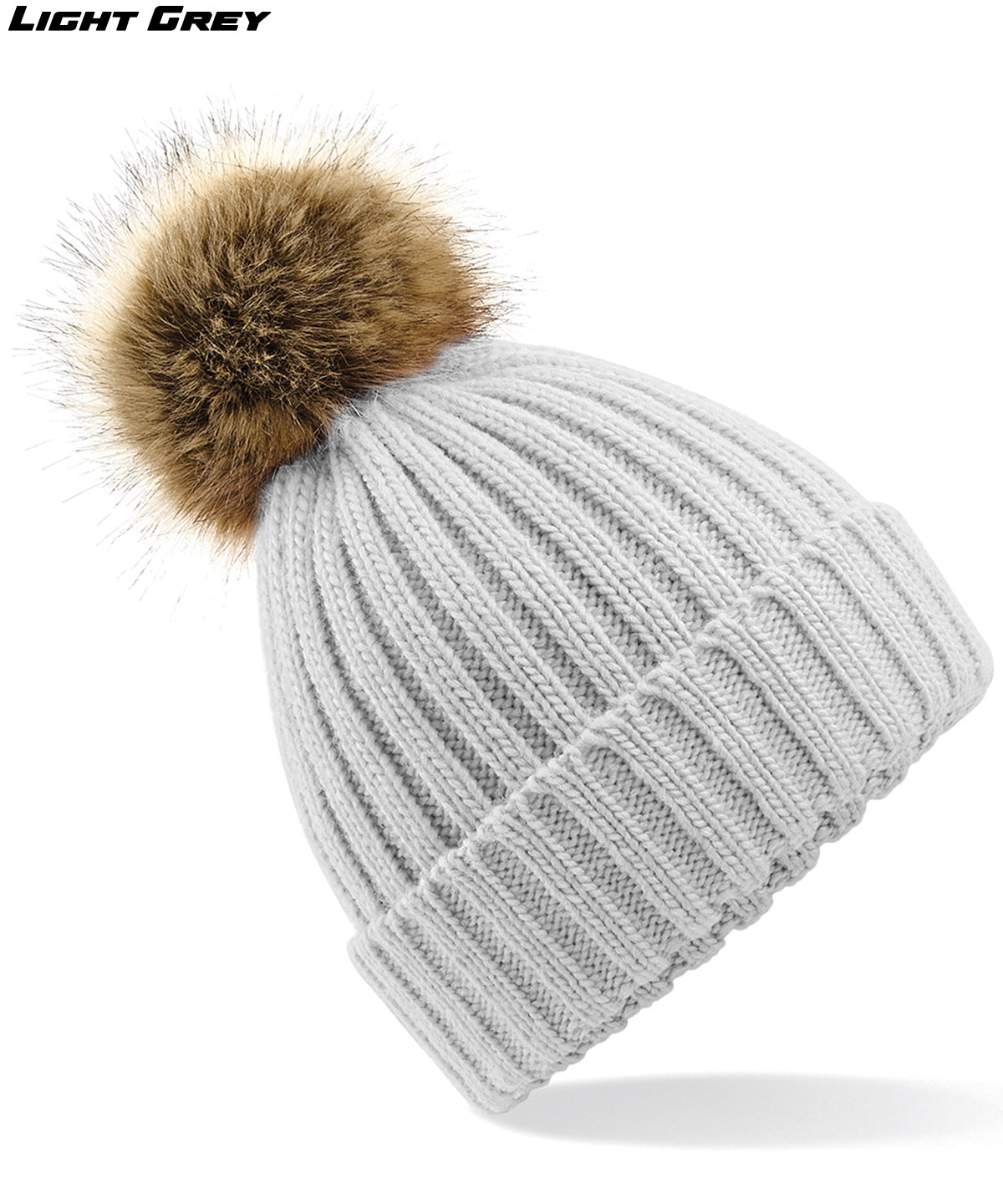 Chunky Fur Pom Beanie