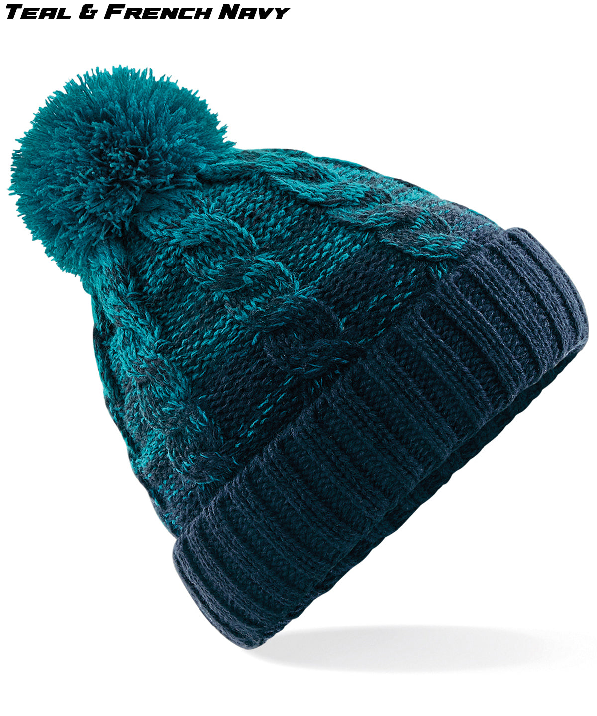 Ombre Pom Beanie