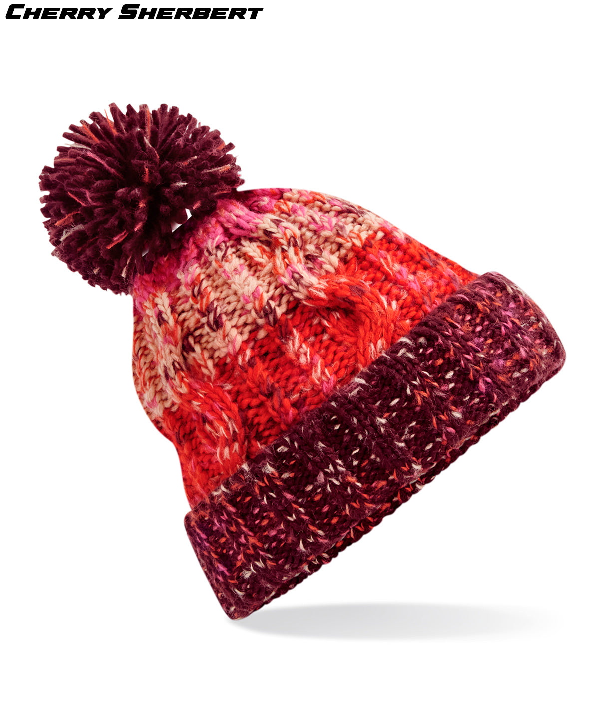 Corkscrew Pom Beanie