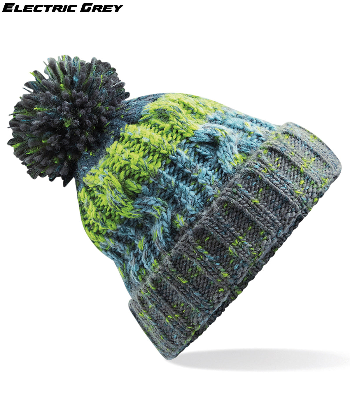 Corkscrew Pom Beanie