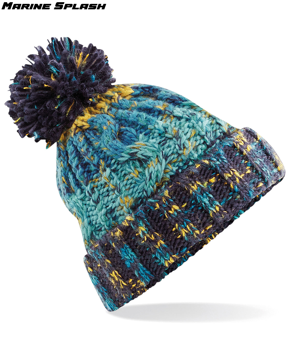 Corkscrew Pom Beanie