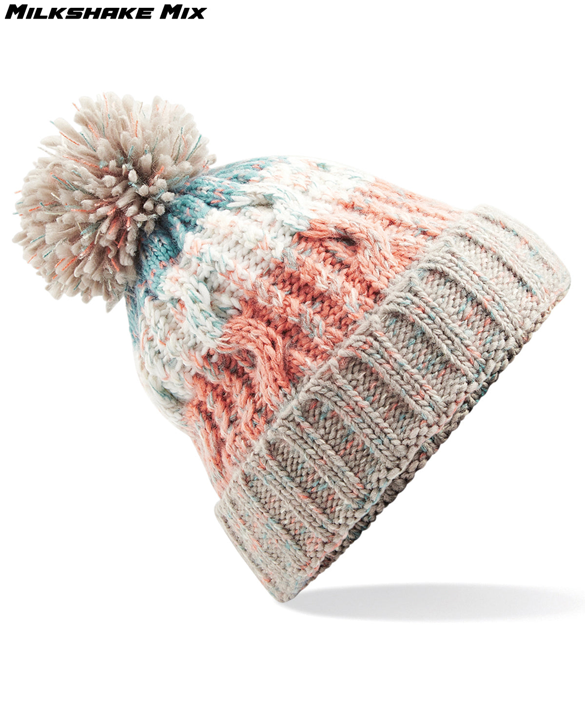 Corkscrew Pom Beanie