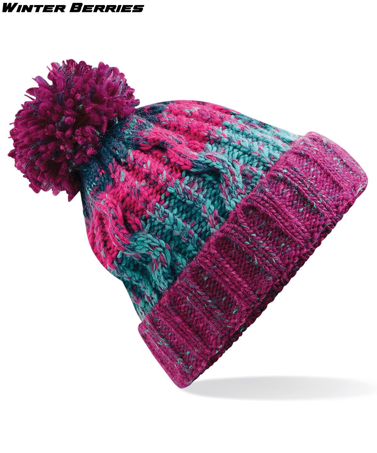 Corkscrew Pom Beanie