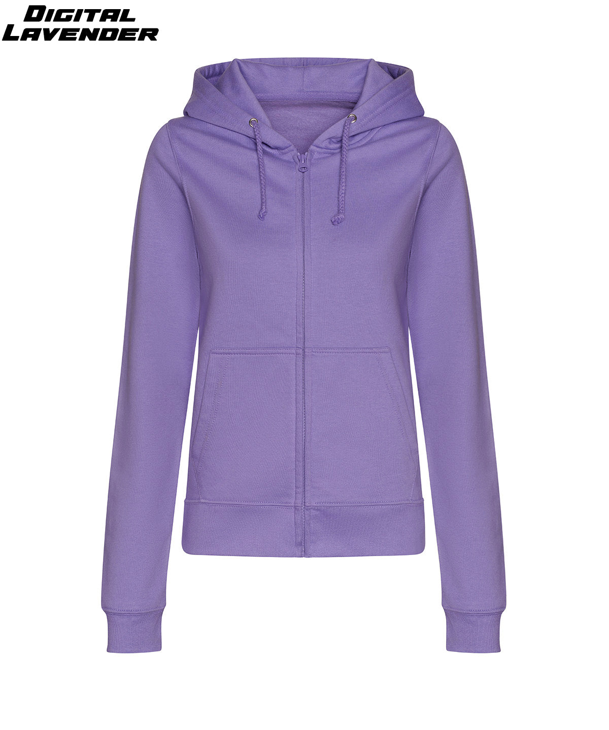 Ladies Zipped Hoodie