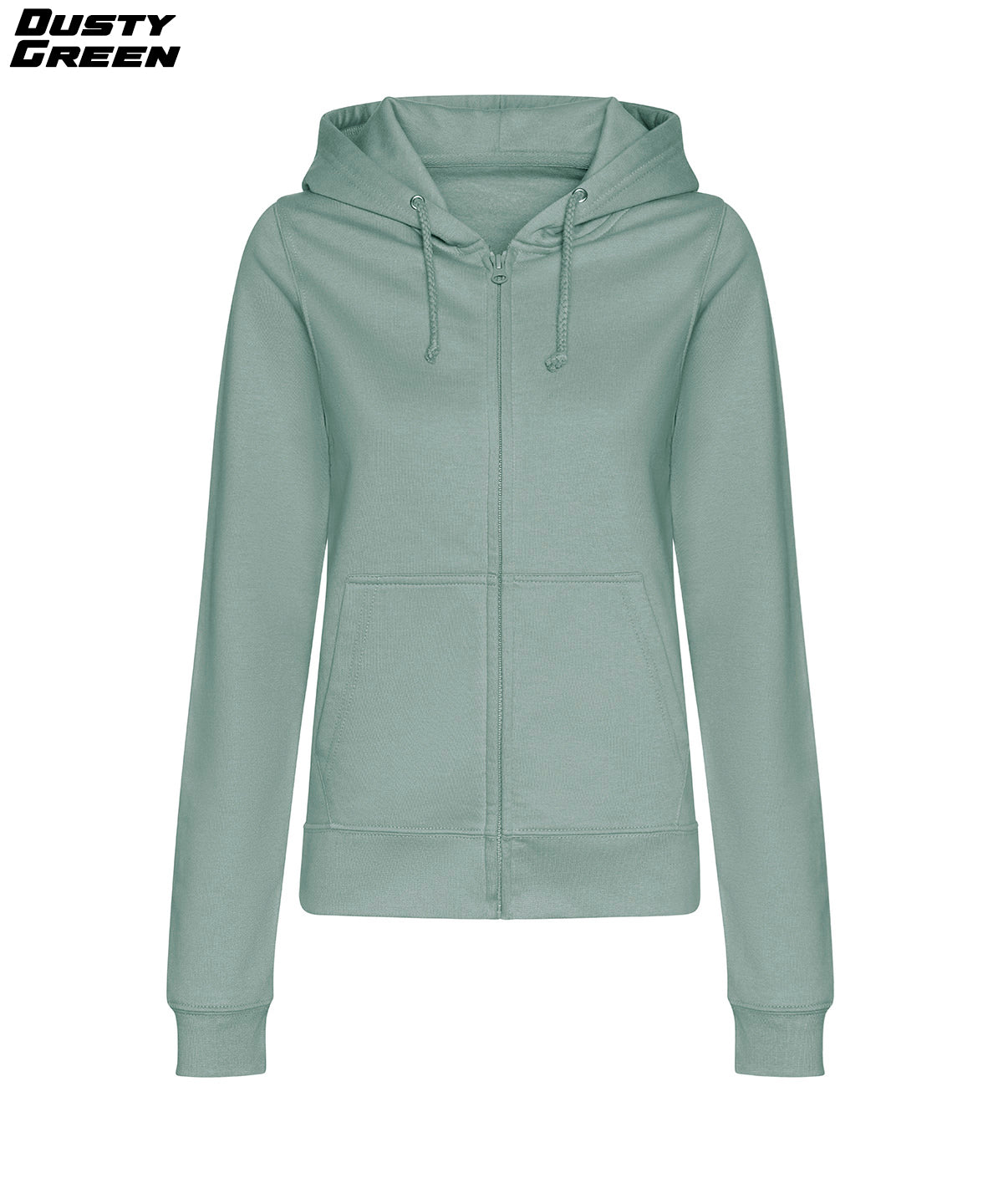 Ladies Zipped Hoodie