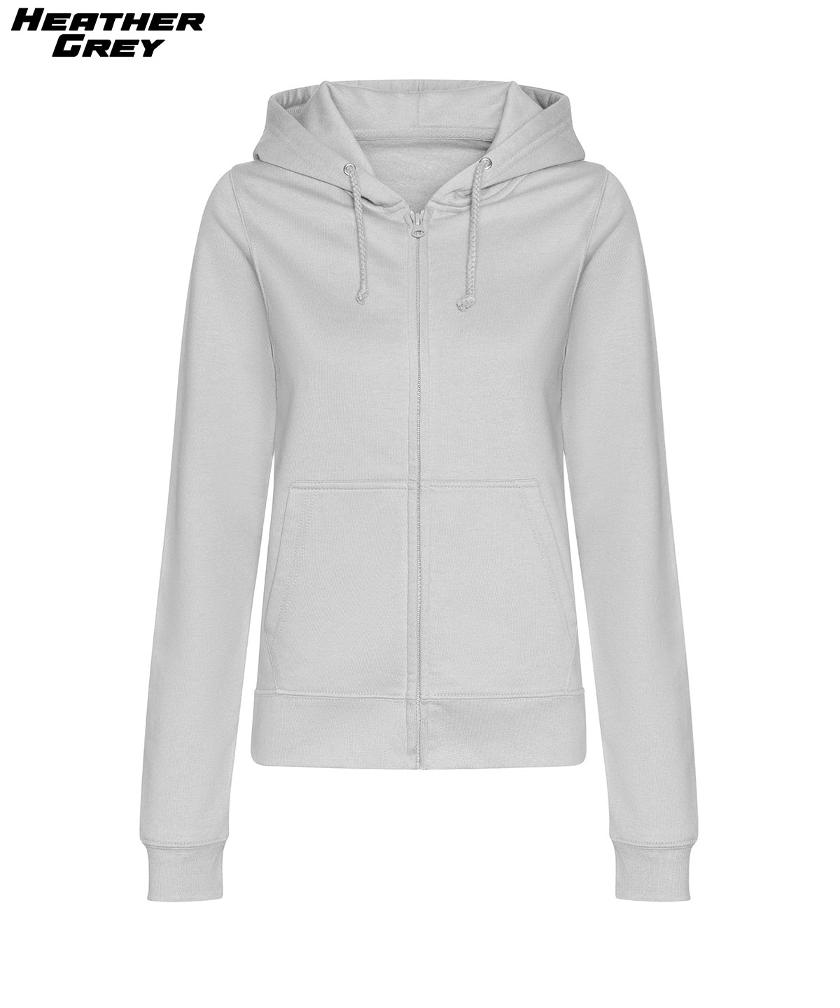 Ladies Zipped Hoodie