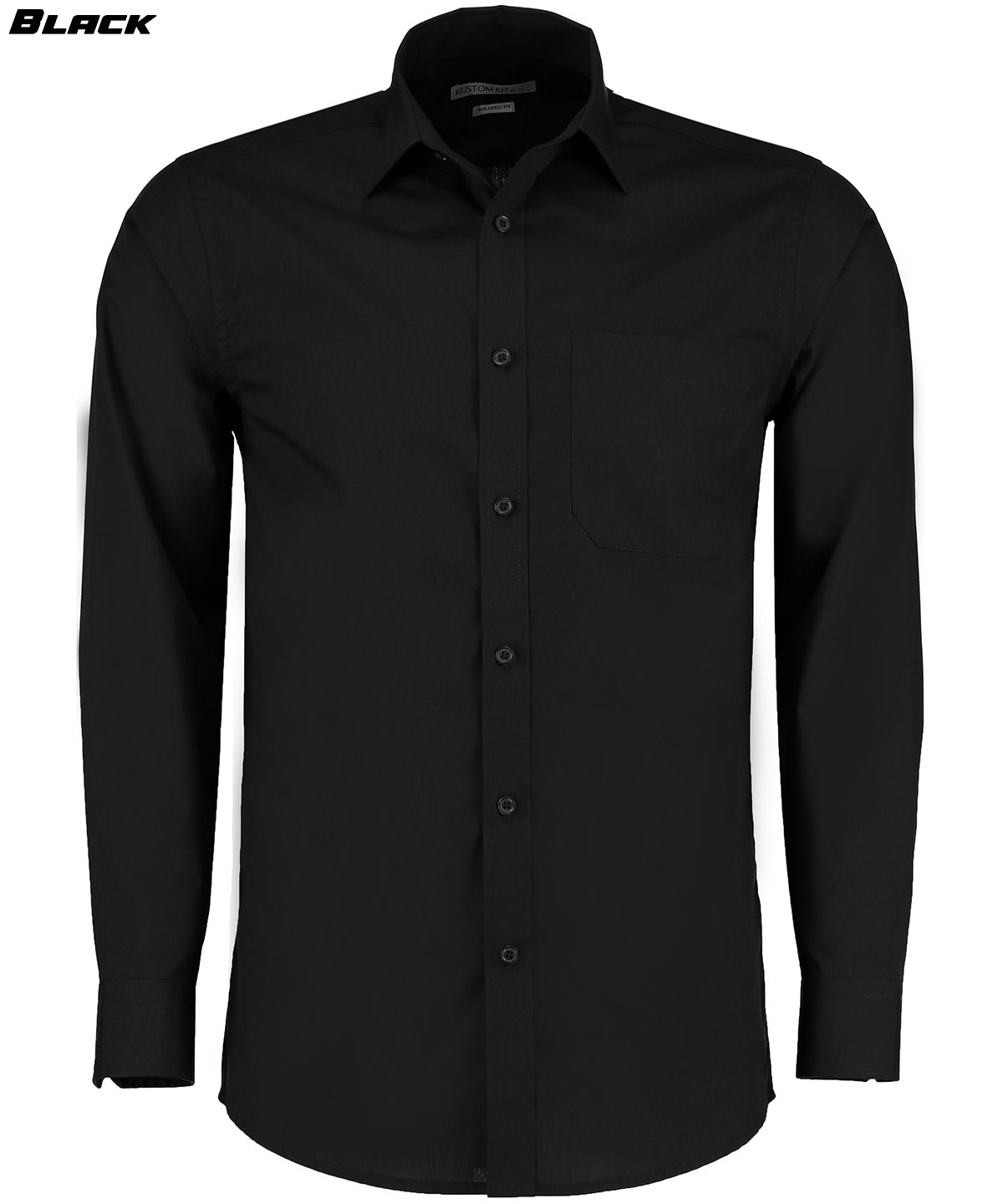 Long Sleeve Poplin Pocket Shirt