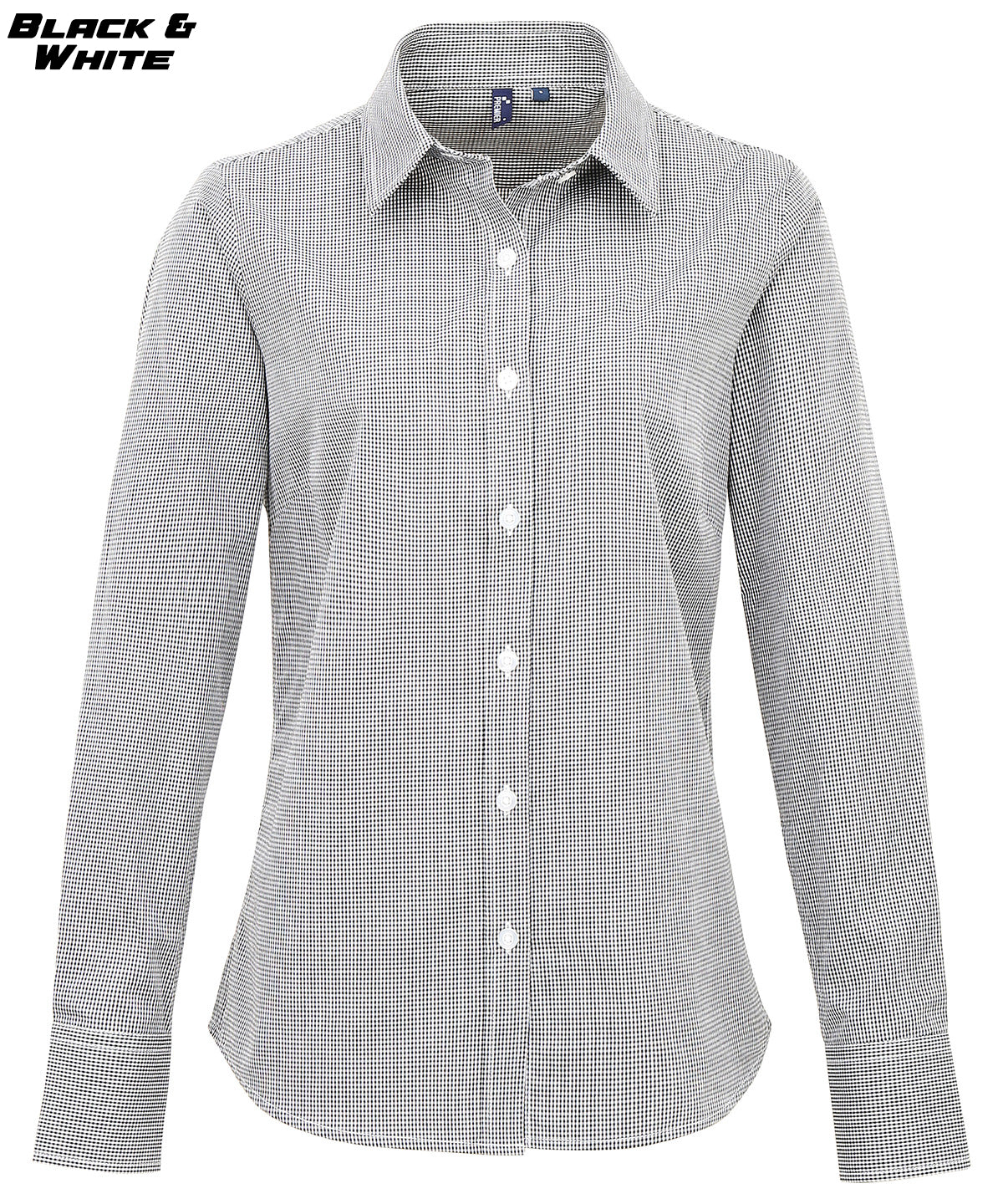 Ladies Microcheck Shirt