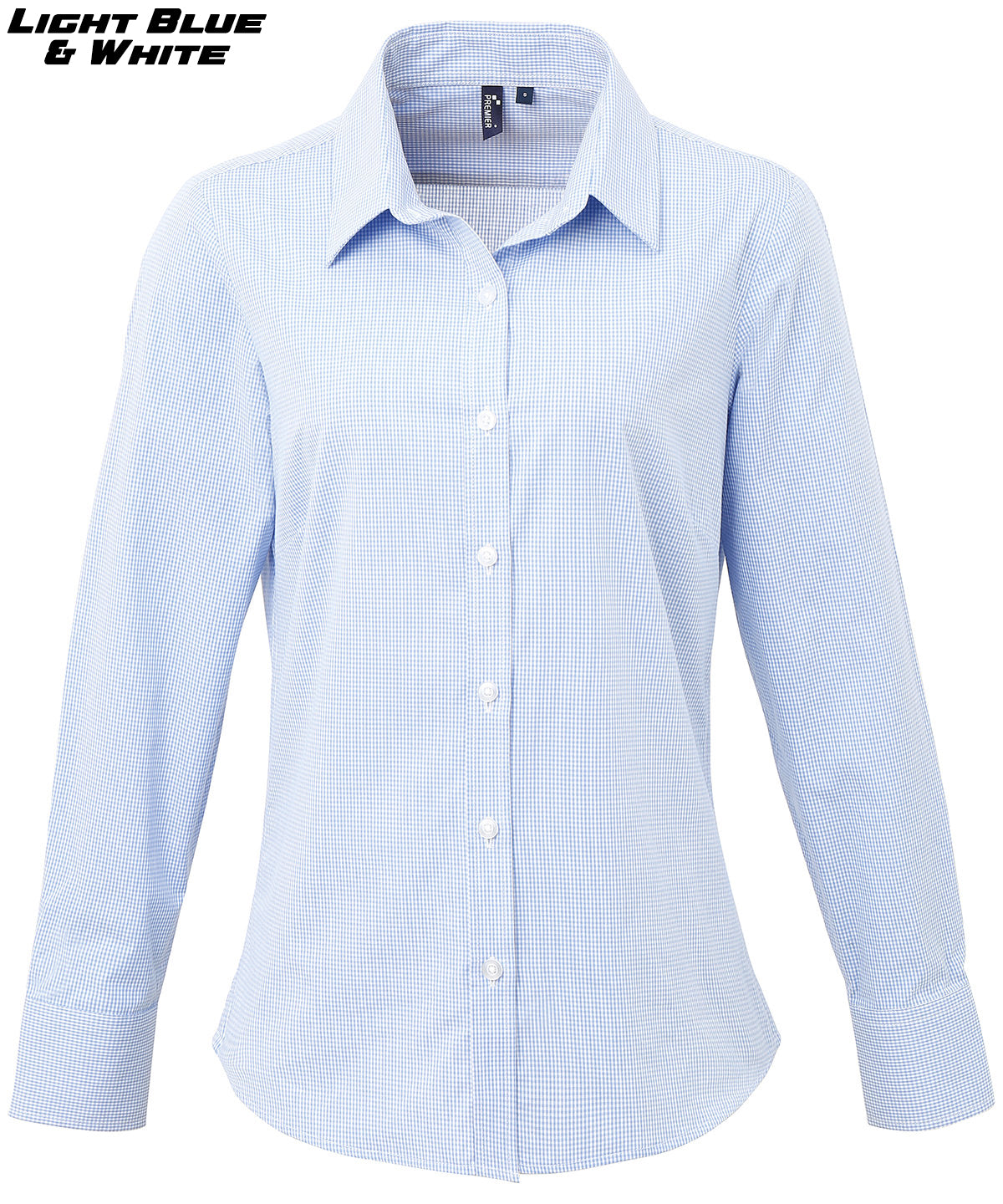Ladies Microcheck Shirt