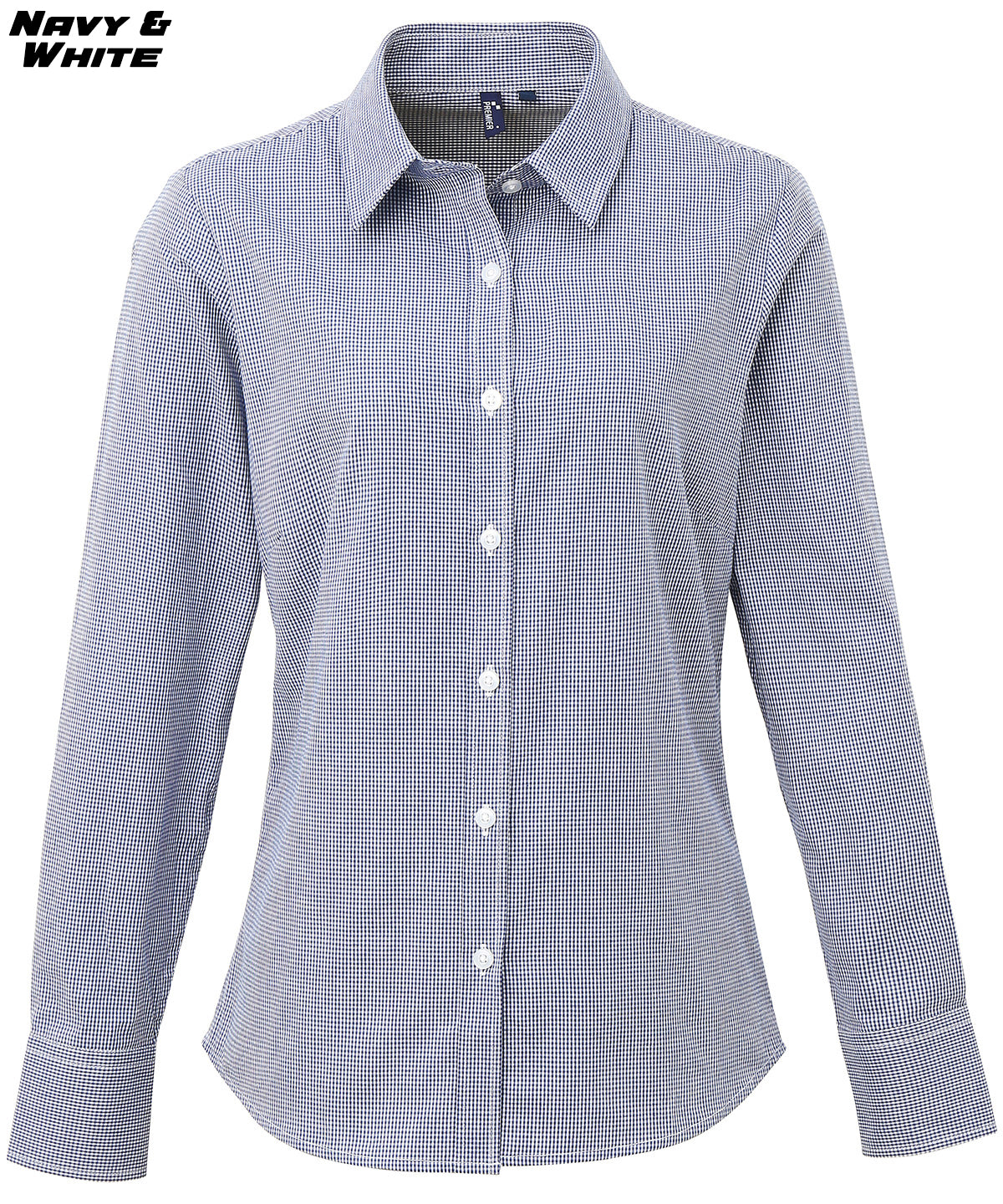 Ladies Microcheck Shirt