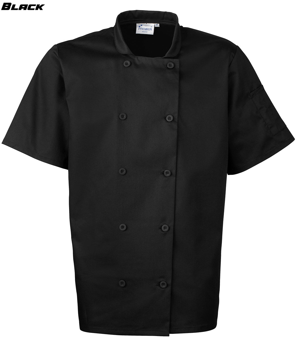 Short Sleeve Button Chef Jacket