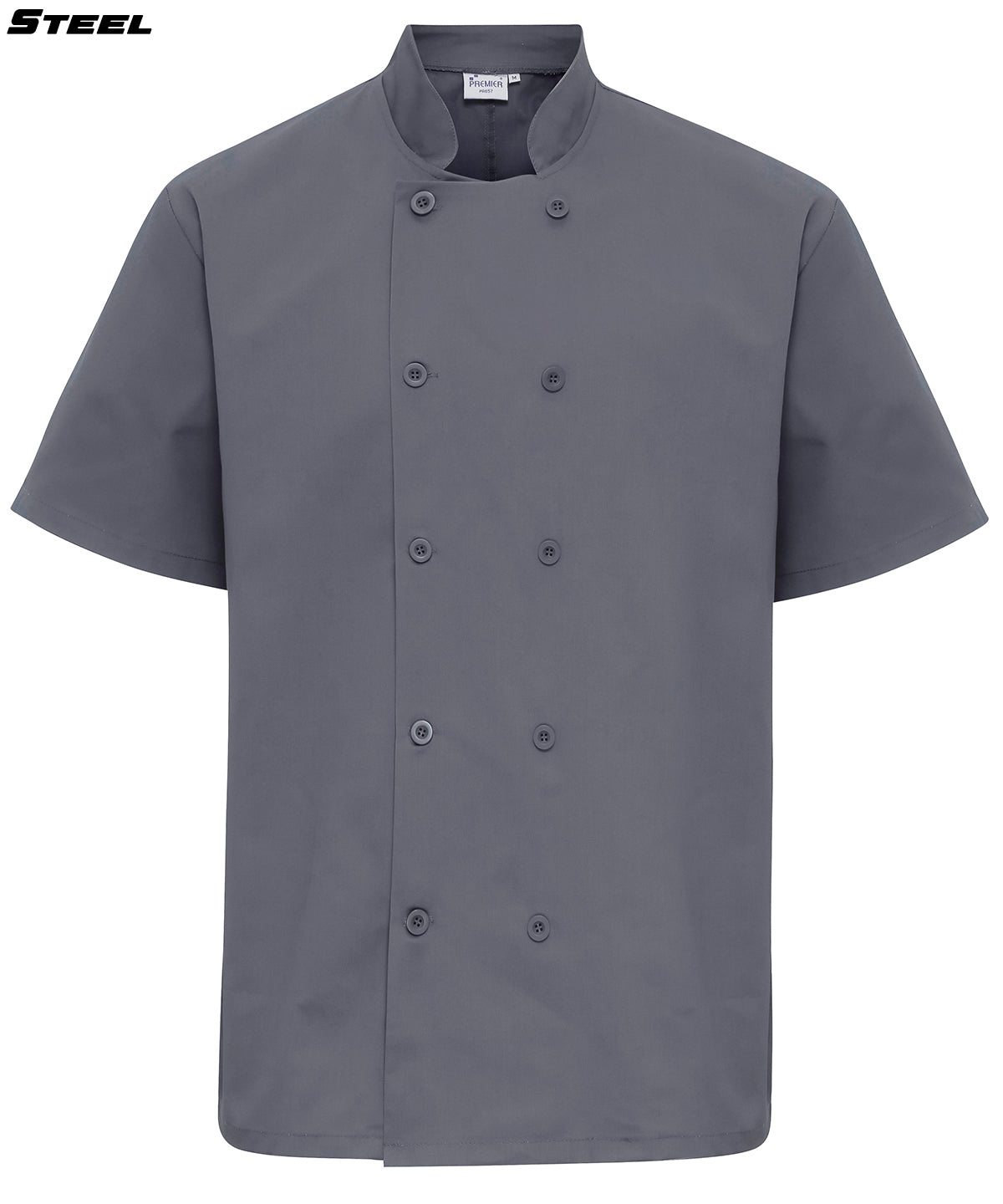 Short Sleeve Button Chef Jacket