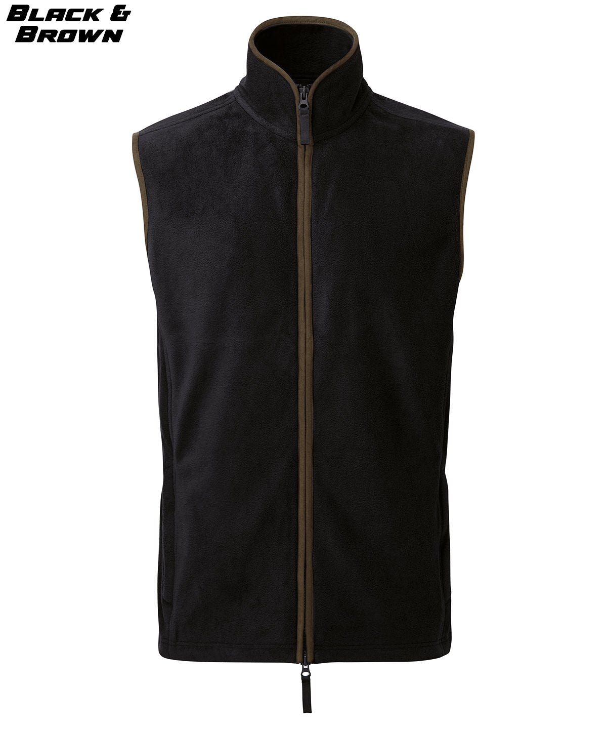 Contrast Fleece Gilet