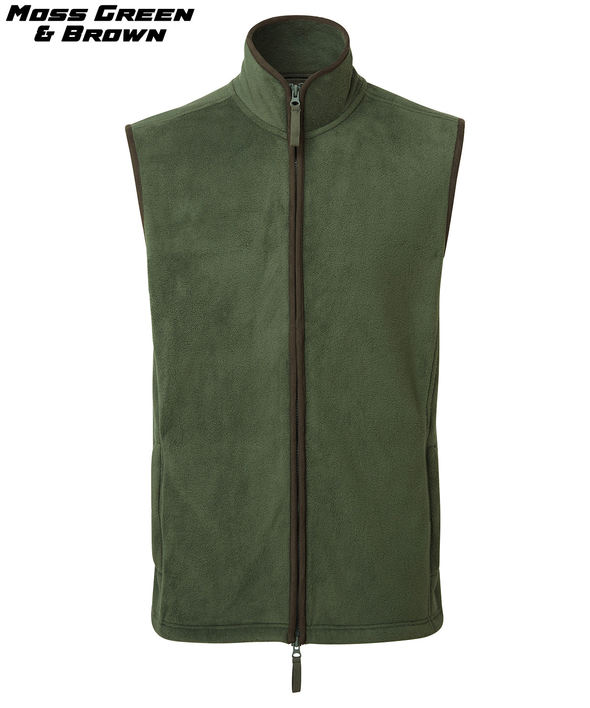 Contrast Fleece Gilet