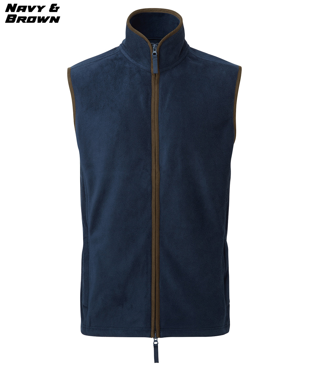 Contrast Fleece Gilet
