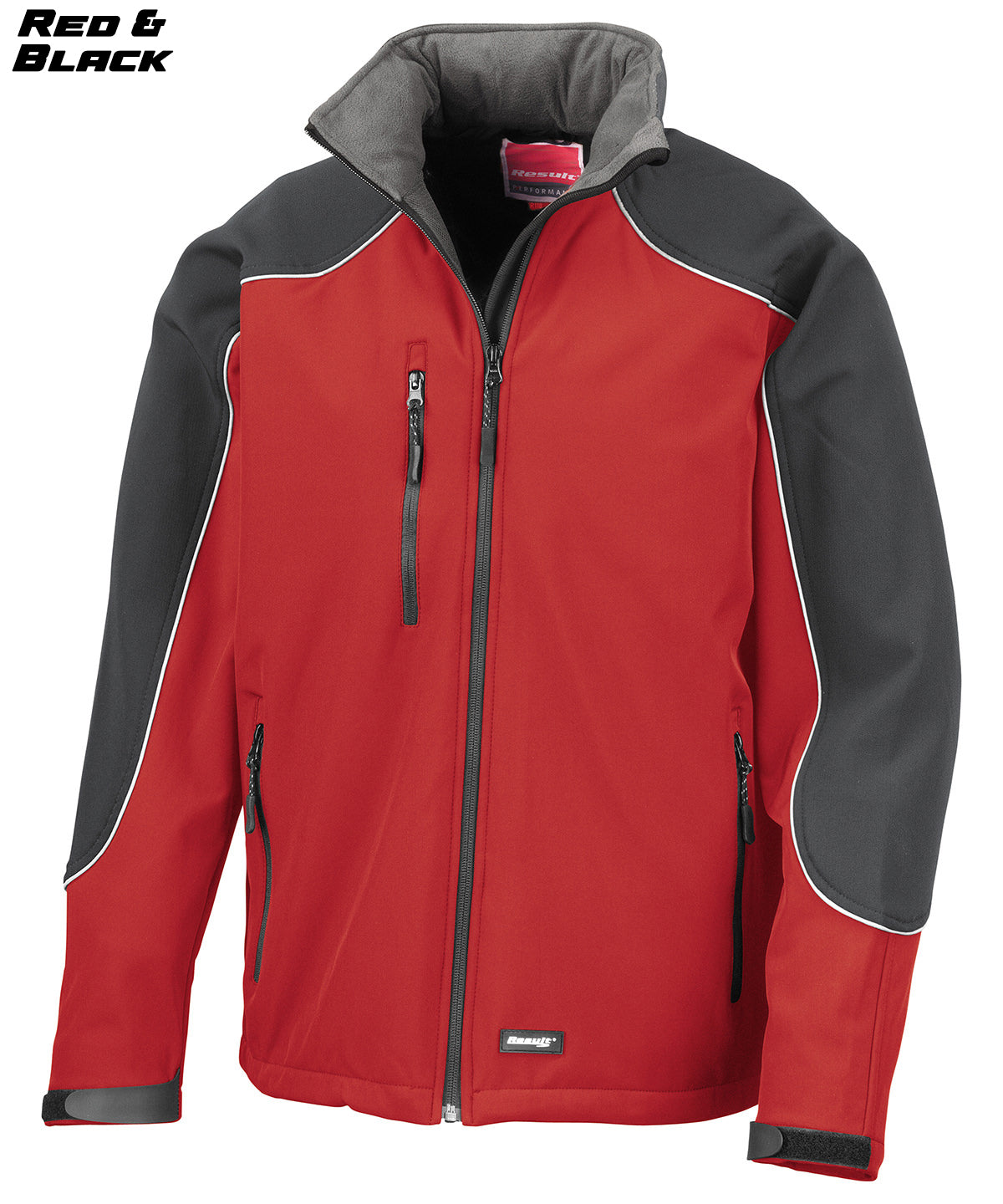 Hooded Piped Softshell Jacket