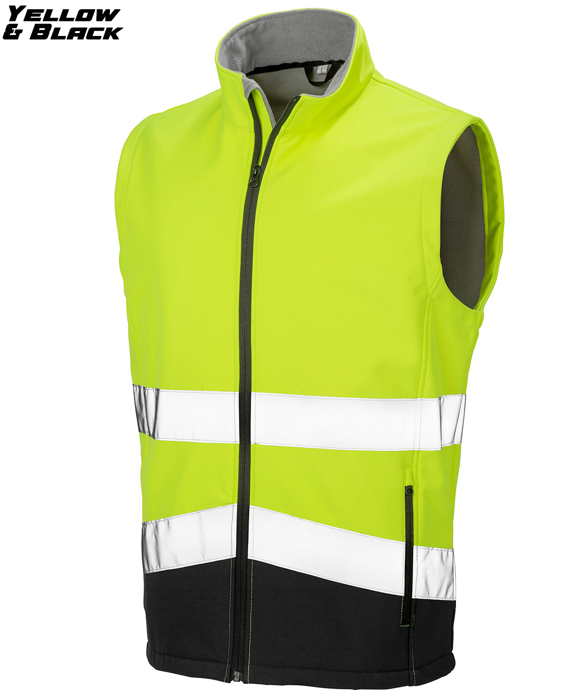 Hi-Vis Contrast Softshell Gilet