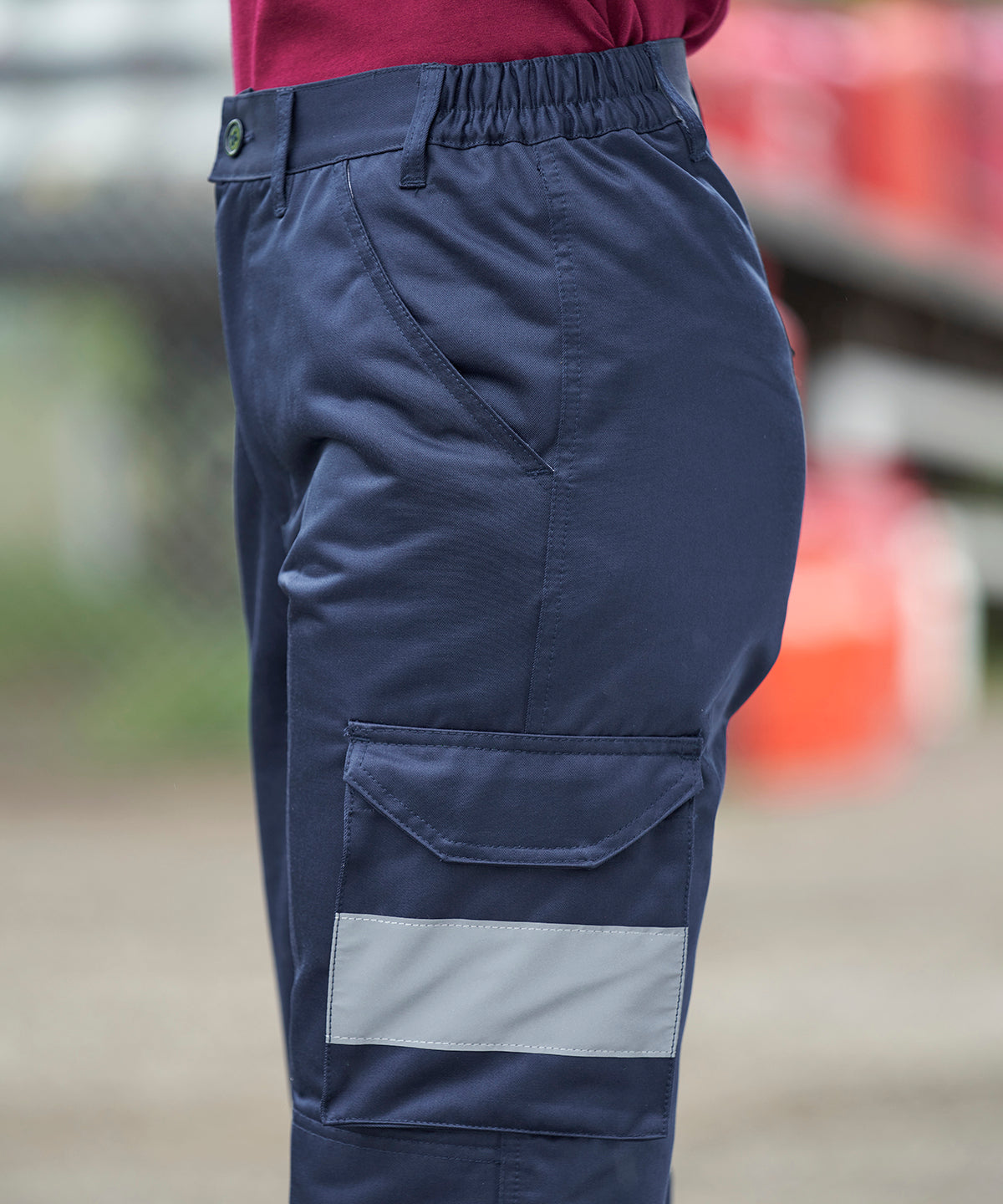 Contrast Hi-Vis Cargo Trouser