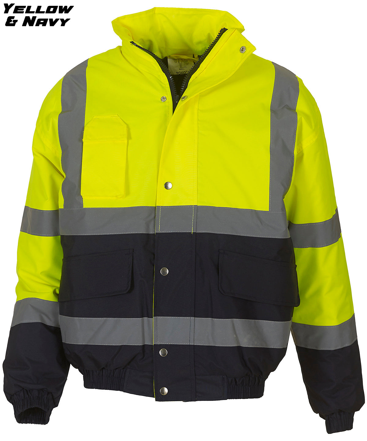 Contrast Hi-Vis Bomber Jacket