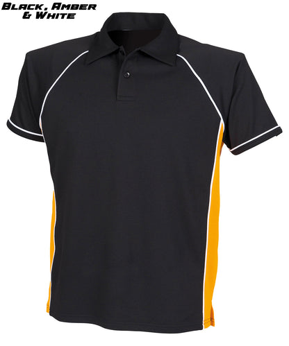 Kids Piped Performance Polo