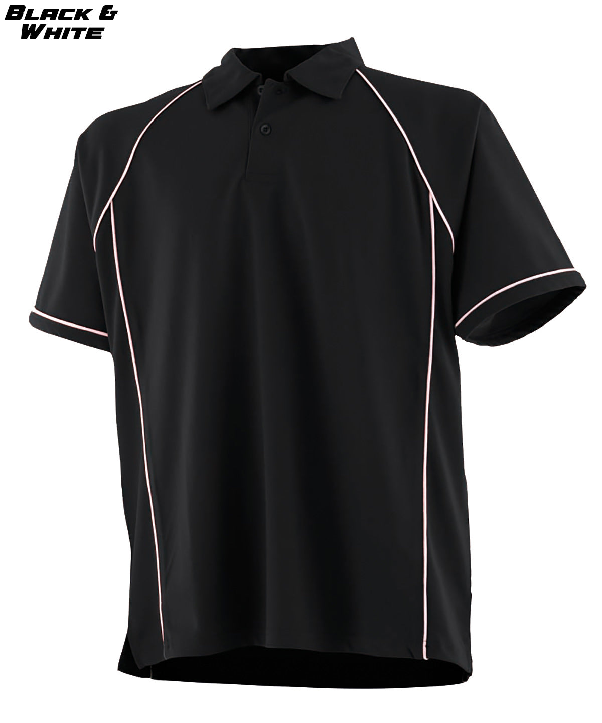 Kids Piped Performance Polo