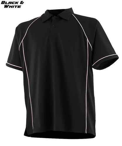 Kids Piped Performance Polo