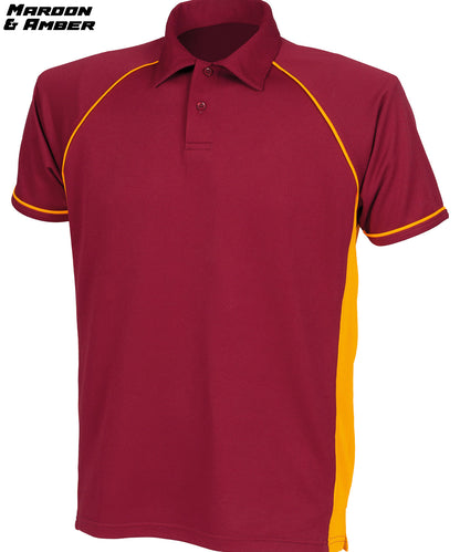 Kids Piped Performance Polo