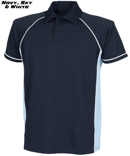 Kids Piped Performance Polo