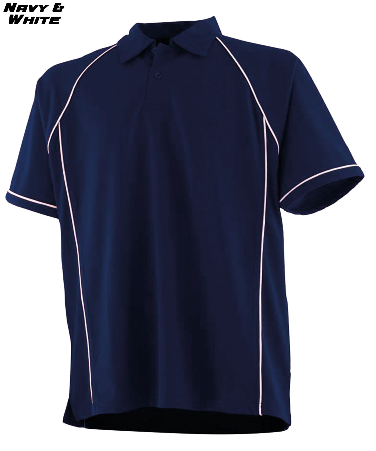 Kids Piped Performance Polo