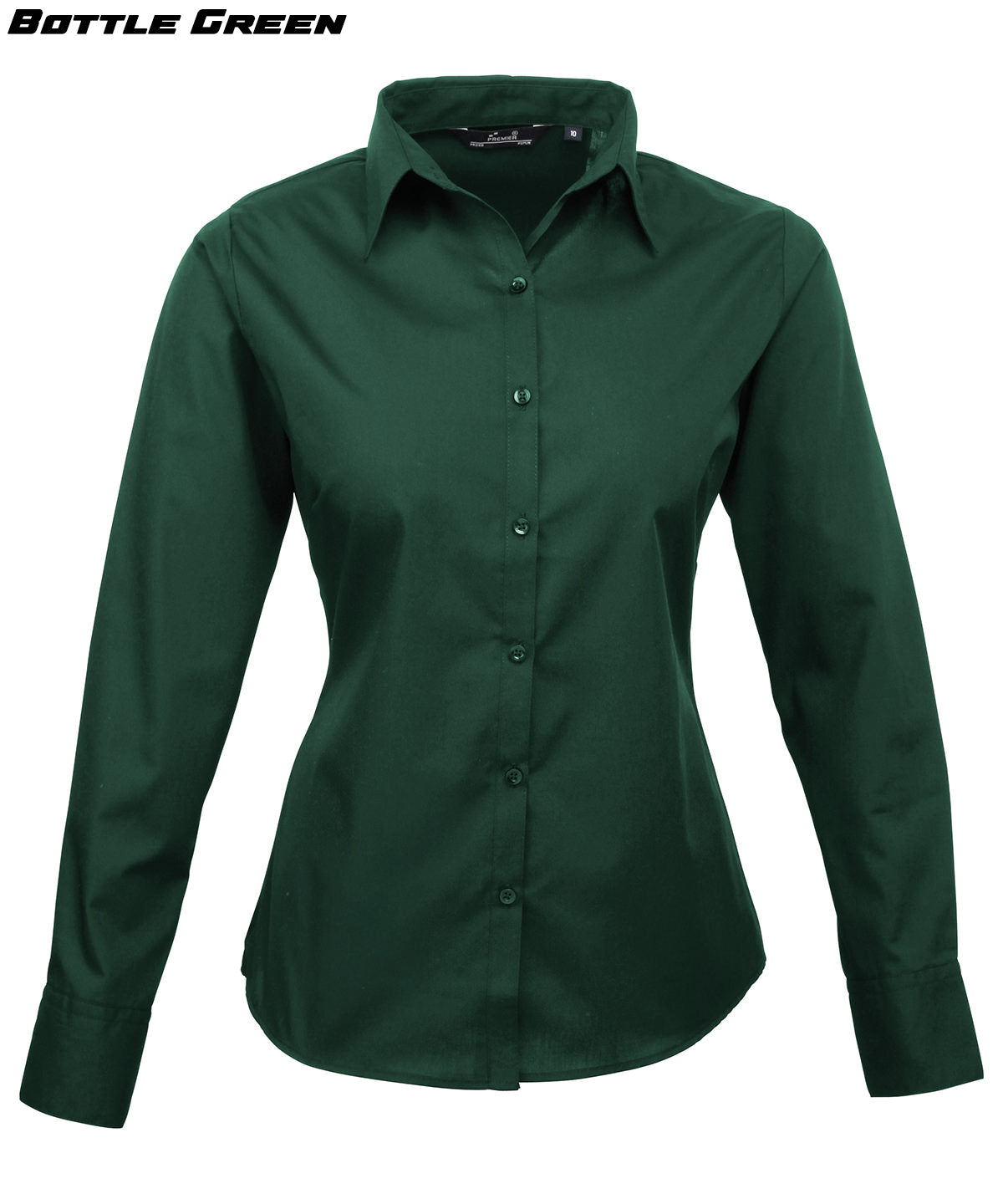 Ladies Long Sleeve Poplin Shirt