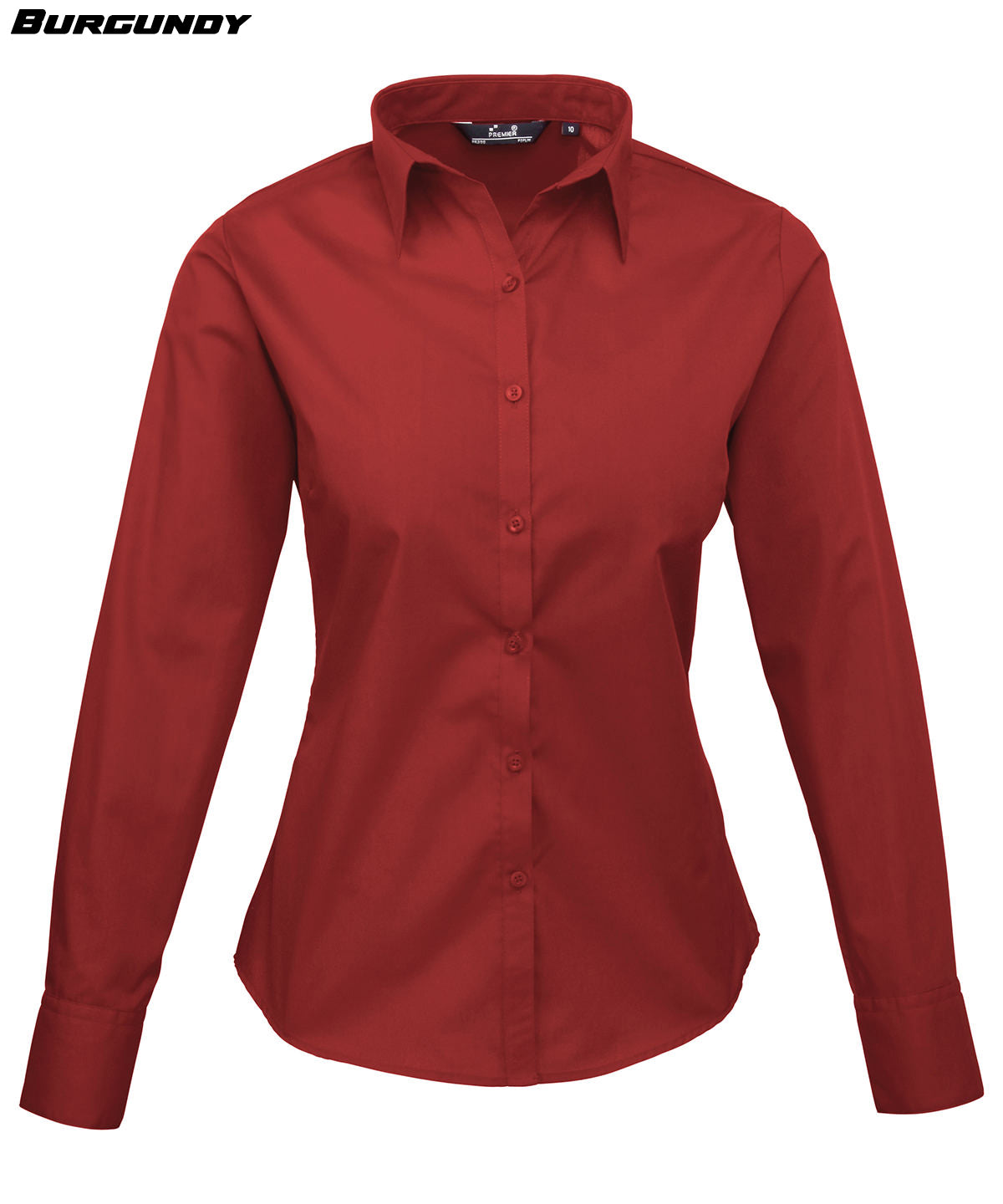 Ladies Long Sleeve Poplin Shirt