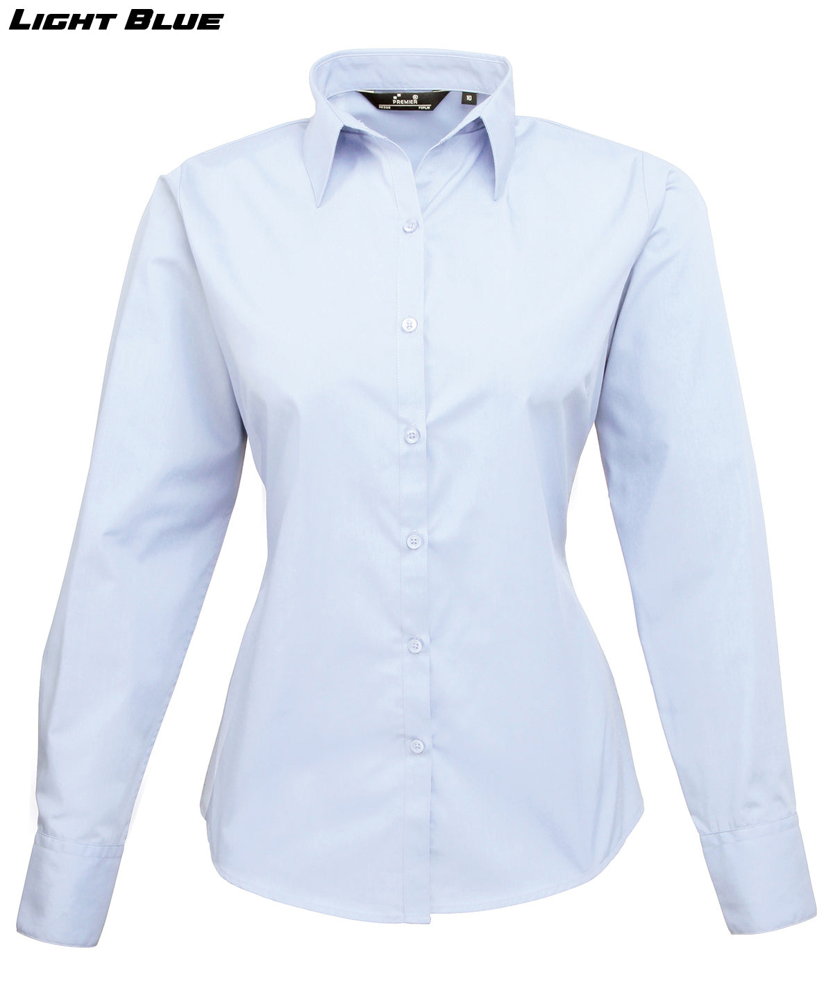 Ladies Long Sleeve Poplin Shirt