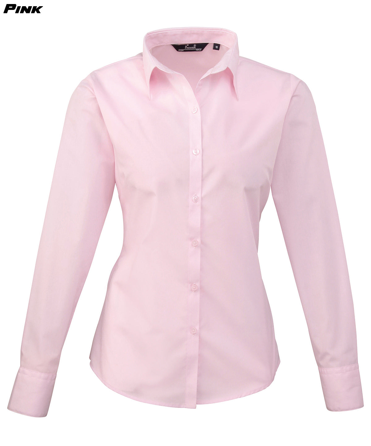 Ladies Long Sleeve Poplin Shirt