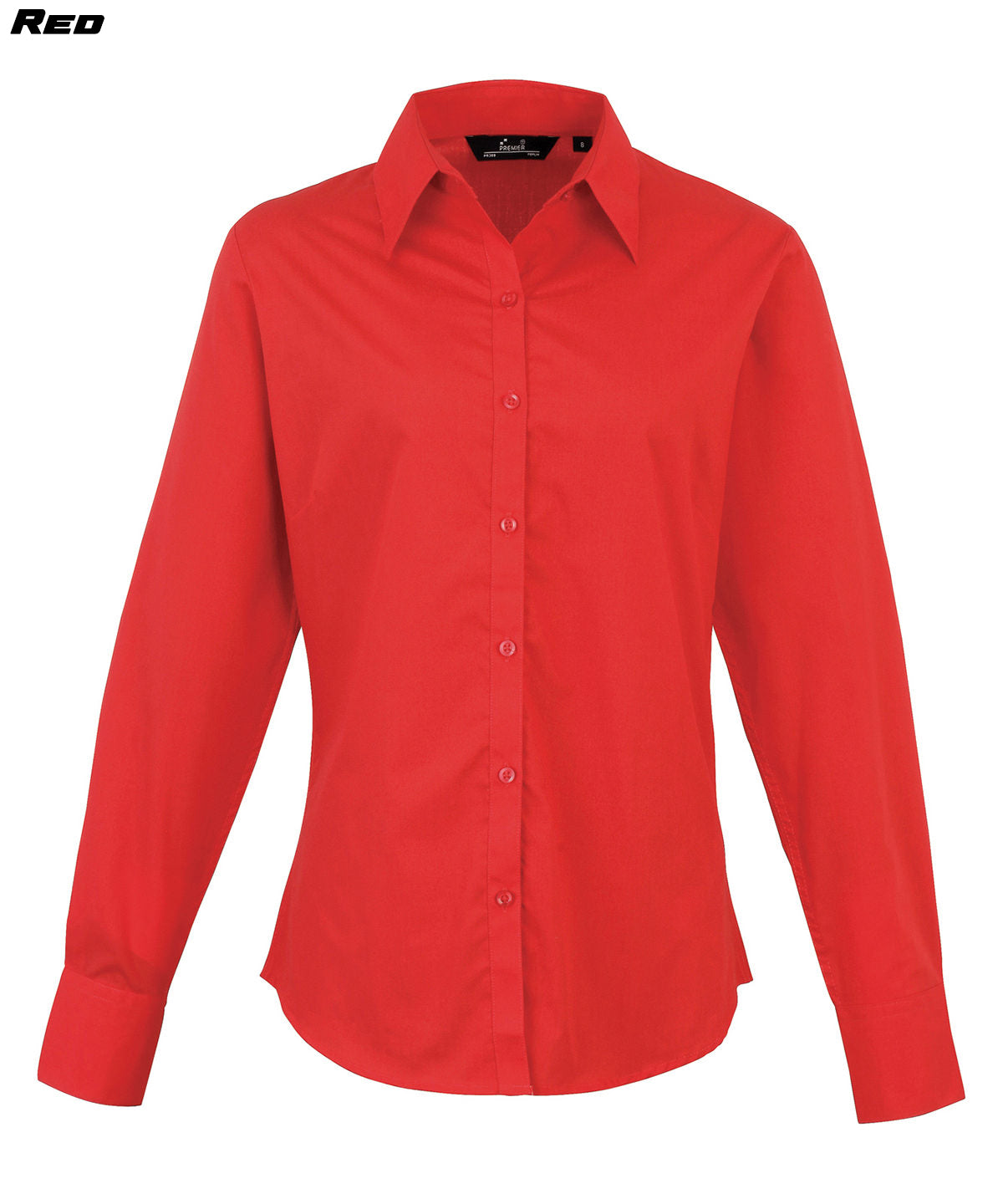 Ladies Long Sleeve Poplin Shirt