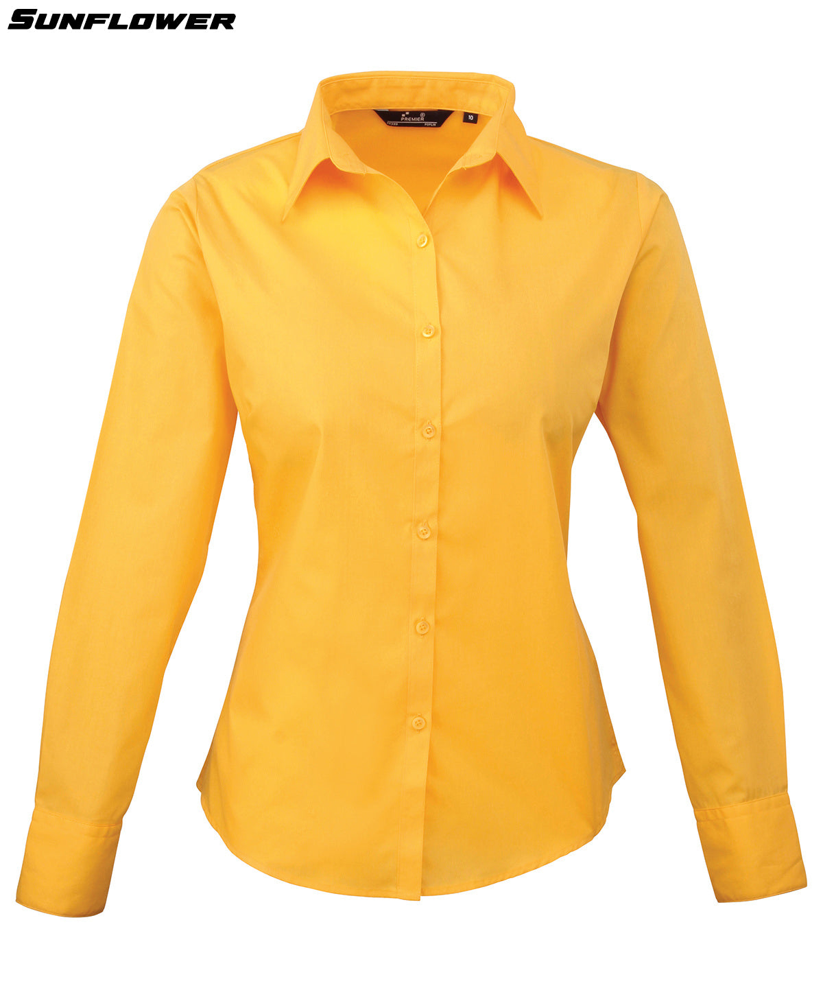 Ladies Long Sleeve Poplin Shirt