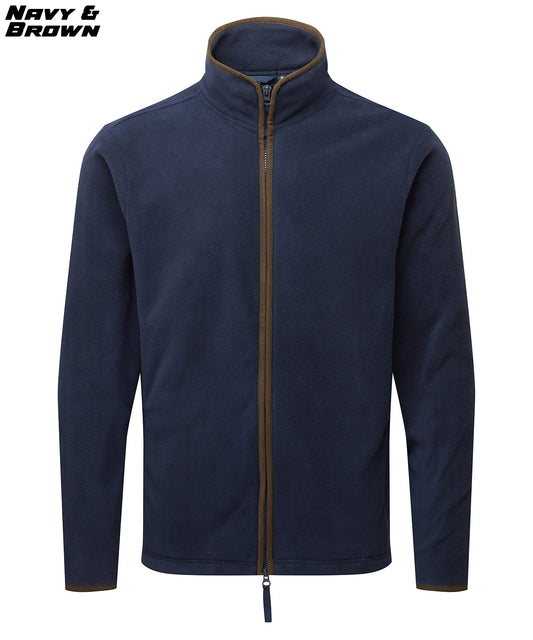 Contrast Full Zip Fleece