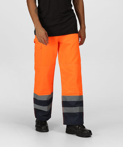 Contrast Hi-Vis Cargo Trouser