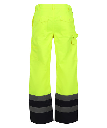 Contrast Hi-Vis Cargo Trouser