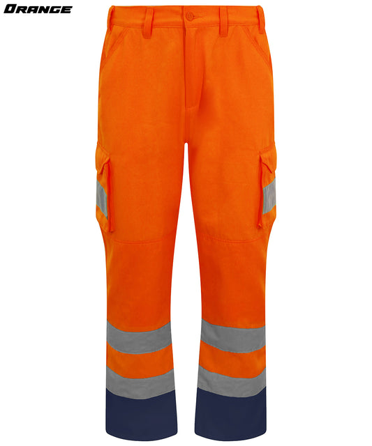 Contrast Hi-Vis Cargo Trouser