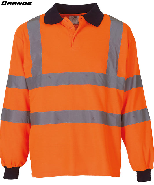 Long Sleeve Hi-Vis Polo