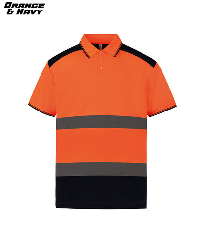 2 Tone Hi-Vis Polo